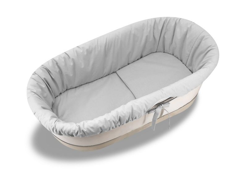 MimiNu, Royal, set: protectie universal pentru gondola, patut, cos de Moses + saltea 35-75 cm + perna 33-32 cm, gri