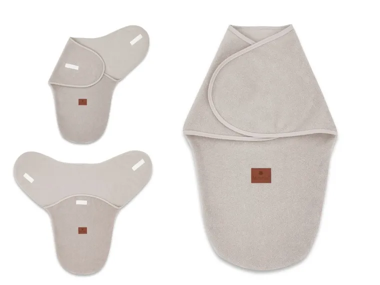 MimiNu, sac de dormit pentru bebelusi, termofrotte, marime 56, TOG 0.5, 0-3 luni, bej