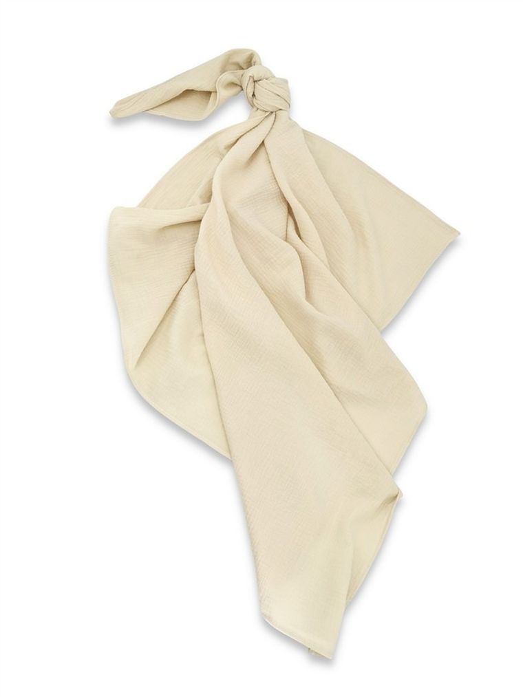 MimiNu, scutec din muselina, bej, 120-120 cm