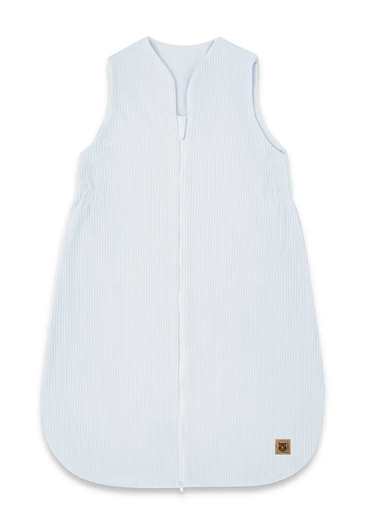 MimiNu, Soft, Avi, sac de dormit cu fermoar, baby blue, TOG 0.5-1, 3-12 luni