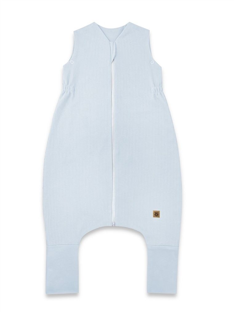 MimiNu, Soft, Flo, sac de dormit cu picioare, baby blue, TOG 0.5-1, marime S, 1-2.5 ani