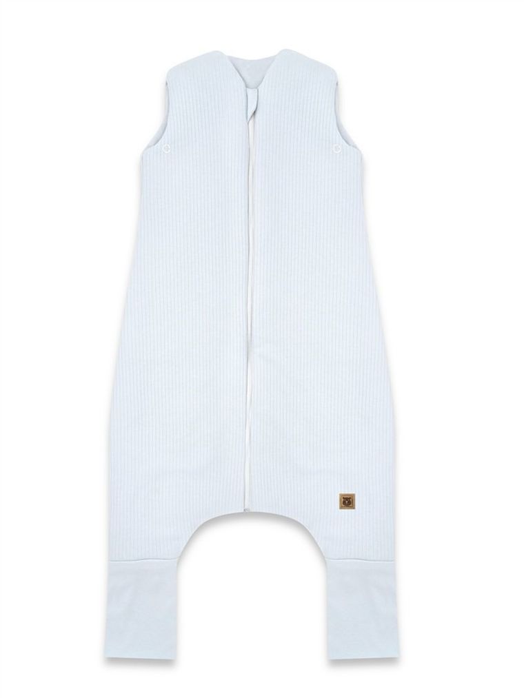 MimiNu, Soft, Flo, sac de dormit cu picioare, baby blue, TOG 2-2.5, marime S, 1-2.5 ani
