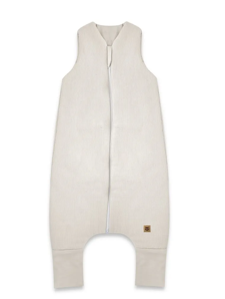 MimiNu, Soft, Flo, sac de dormit cu picioare, bej, TOG 2-2.5, marime M, 2-6 ani