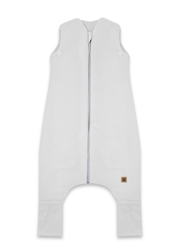 MimiNu, Soft, Flo, sac de dormit cu picioare, gri, TOG 2-2.5, marime S, 1-2.5 ani