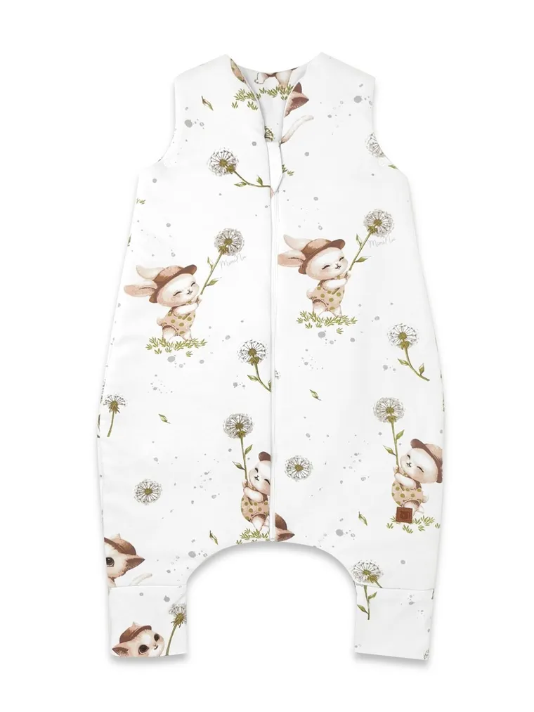 MimiNu, Soft, Flo, sac de dormit subtire de vara cu picioare, Pisici, TOG 0.5, marime M, 2-6 ani