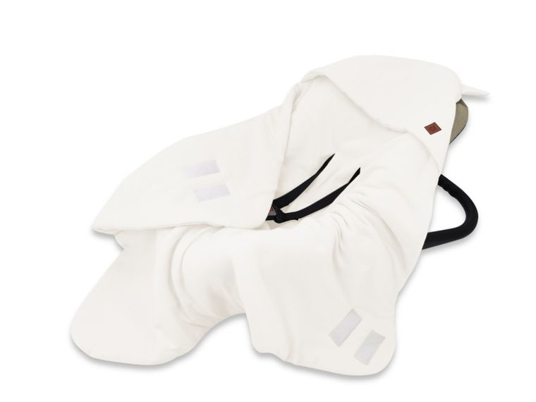 MimiNu, Soft, sac de dormit pentru scaun auto, ecru, 0-3 ani