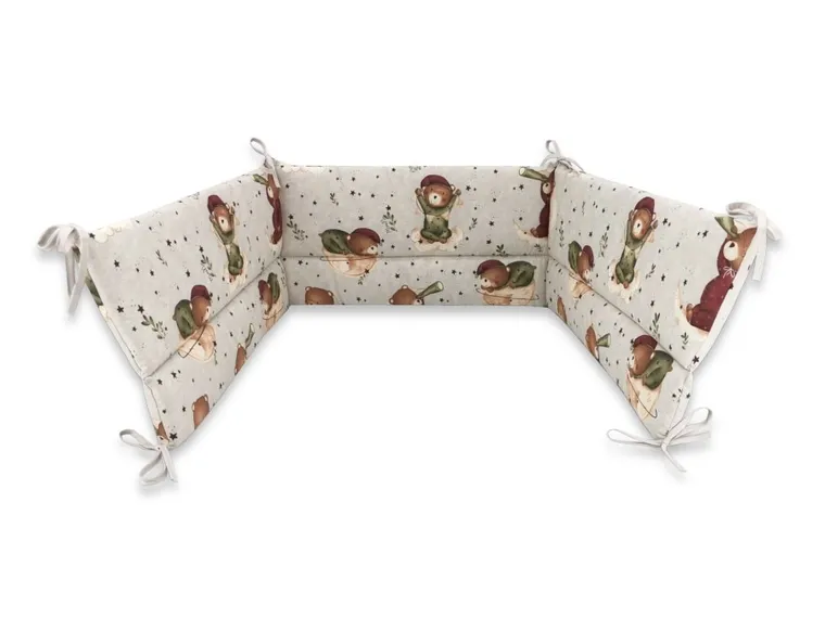 MimiNu, Ursulet pe luna, aparatori pentru patut, 180-30 cm