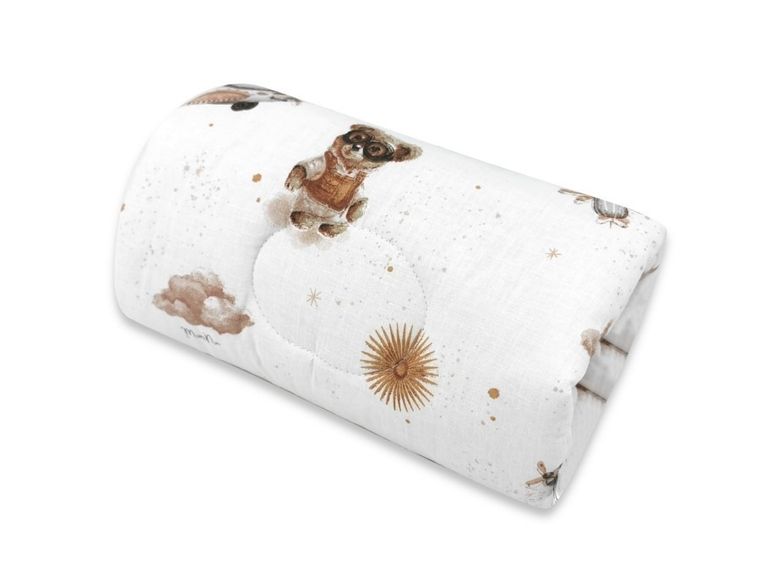 MimiNu, Ursuleti, manseta pentru hranire si port bebelus, 25 cm, bej