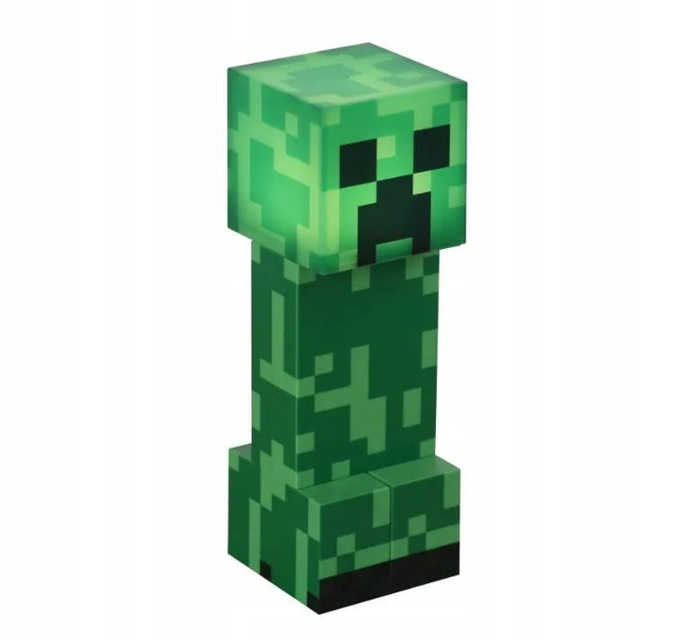 Minecraft, Creeper, lampa de noptiera, 18 cm