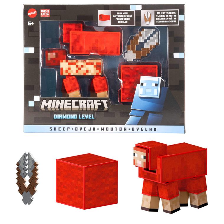 Minecraft, Diamond Level, Sheep, figurina