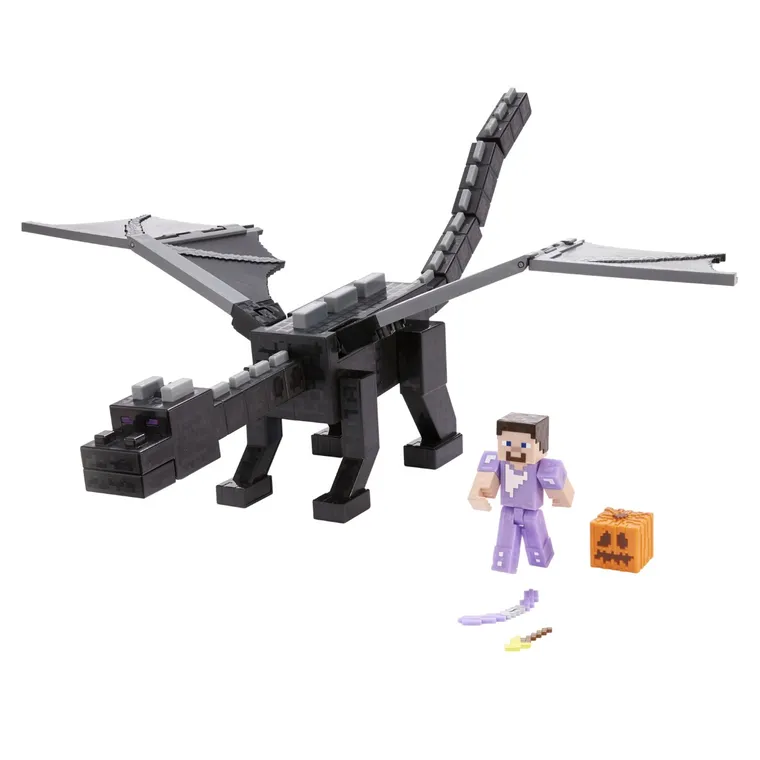 Minecraft, End Dragon, set de joaca, lumini, sunete si ceata