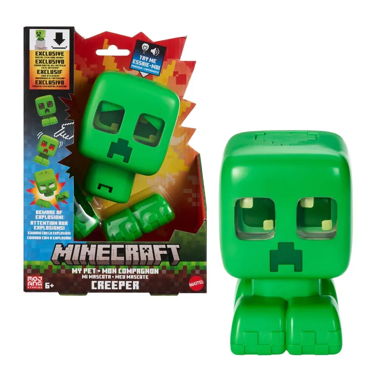 Minecraft, My Pet Creeper, figurina