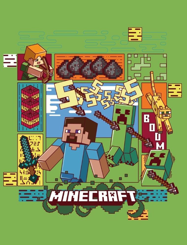 Minecraft, patura, 130-170 cm