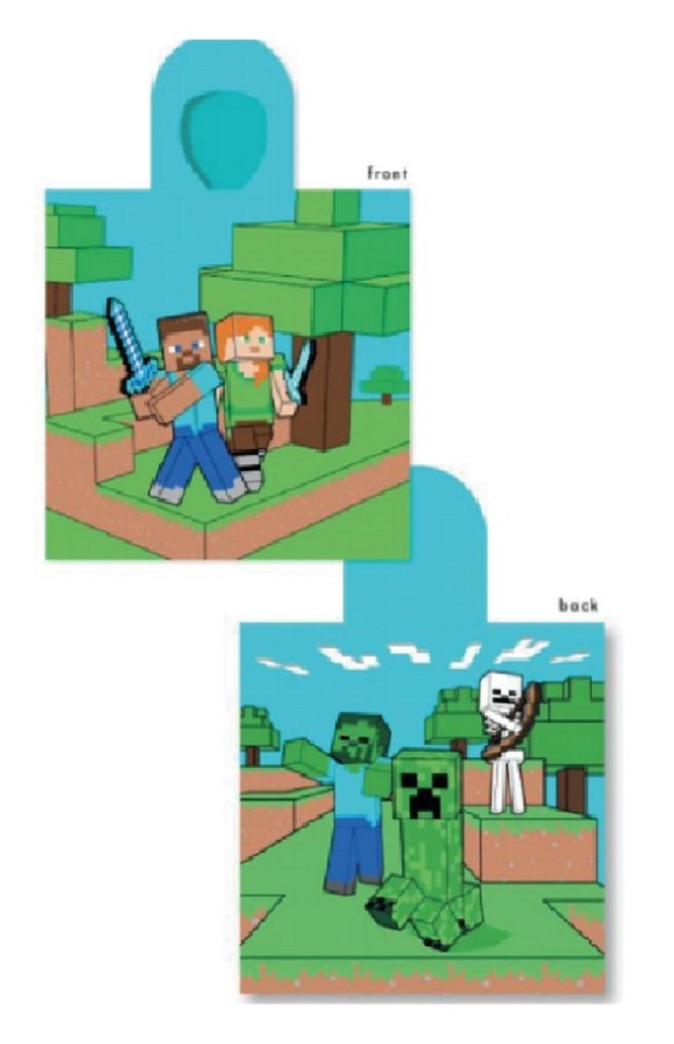 Minecraft, prosop tip poncho, 50-100 cm