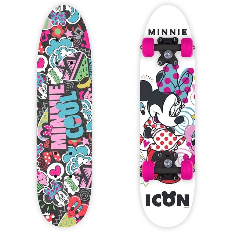 Minnie Mouse, skateboard din lemn, 61 cm