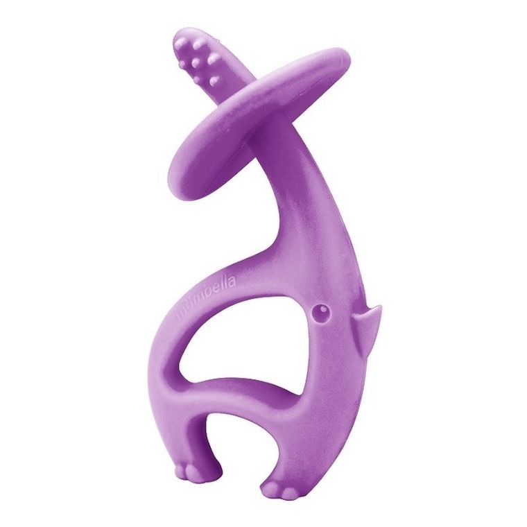 Mombella, Dancing Elephant, jucarie dentitie, Purple