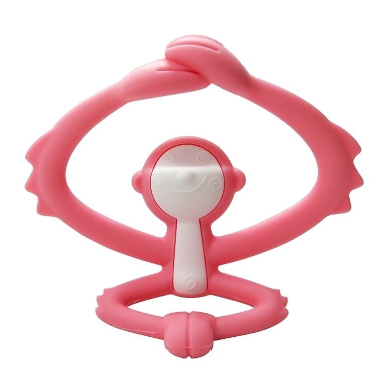 Mombella, Monkey, jucarie dentitie, Pink