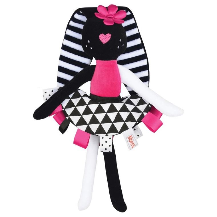 Mom's Care, iepuras, prima jucarie de plus, jucarie senzoriala