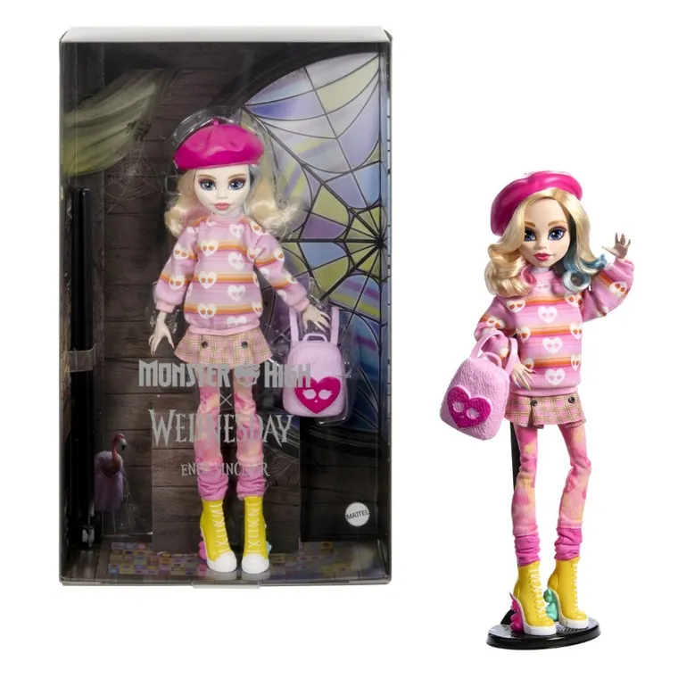 Monster High x Wednesday, Enid, papusa de colectie
