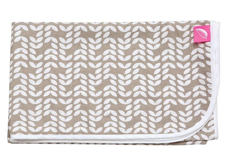 Motherhood, Bej Classics 2023, patura din bumbac, cu doua fete, 80-100 cm