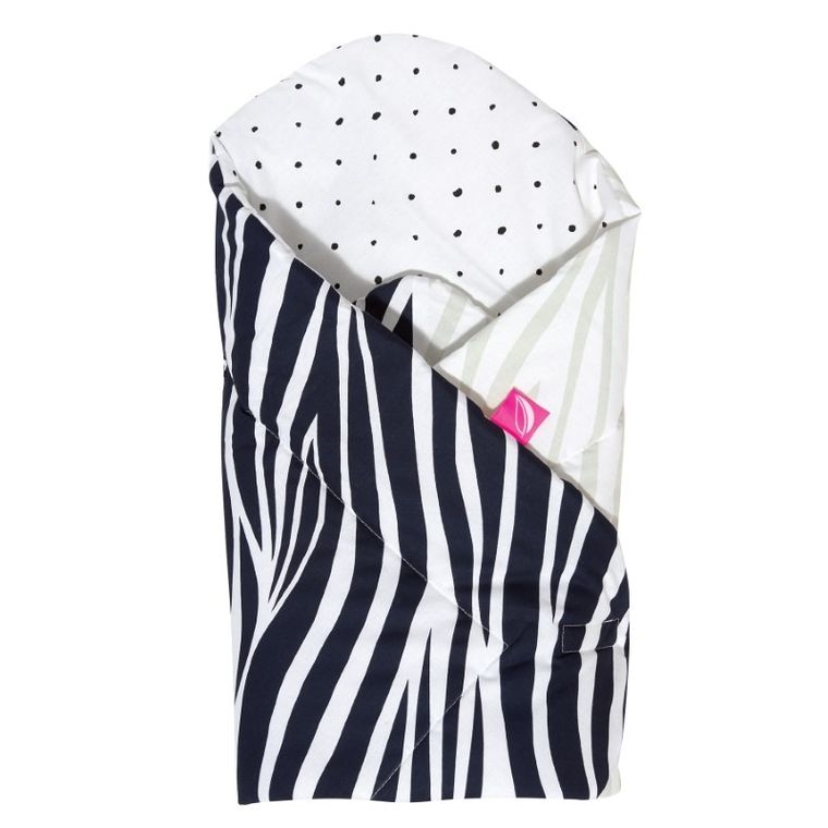 Motherhood, Paturica de infasat cu insertie din cocos, Blue Zebra