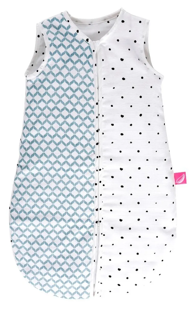 Motherhood, Sac de dormit din muselina 0-6 luni, Blue Classics