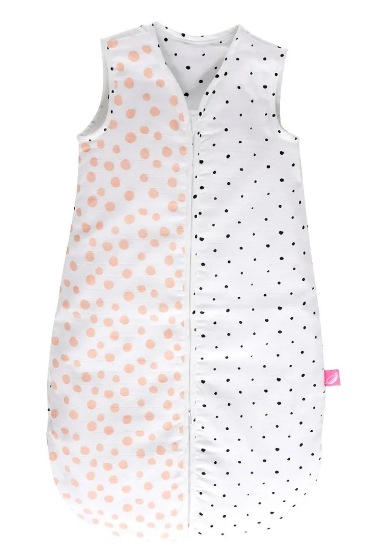 Motherhood, Sac de dormit din muselina 0-6 luni, Pink Splashes