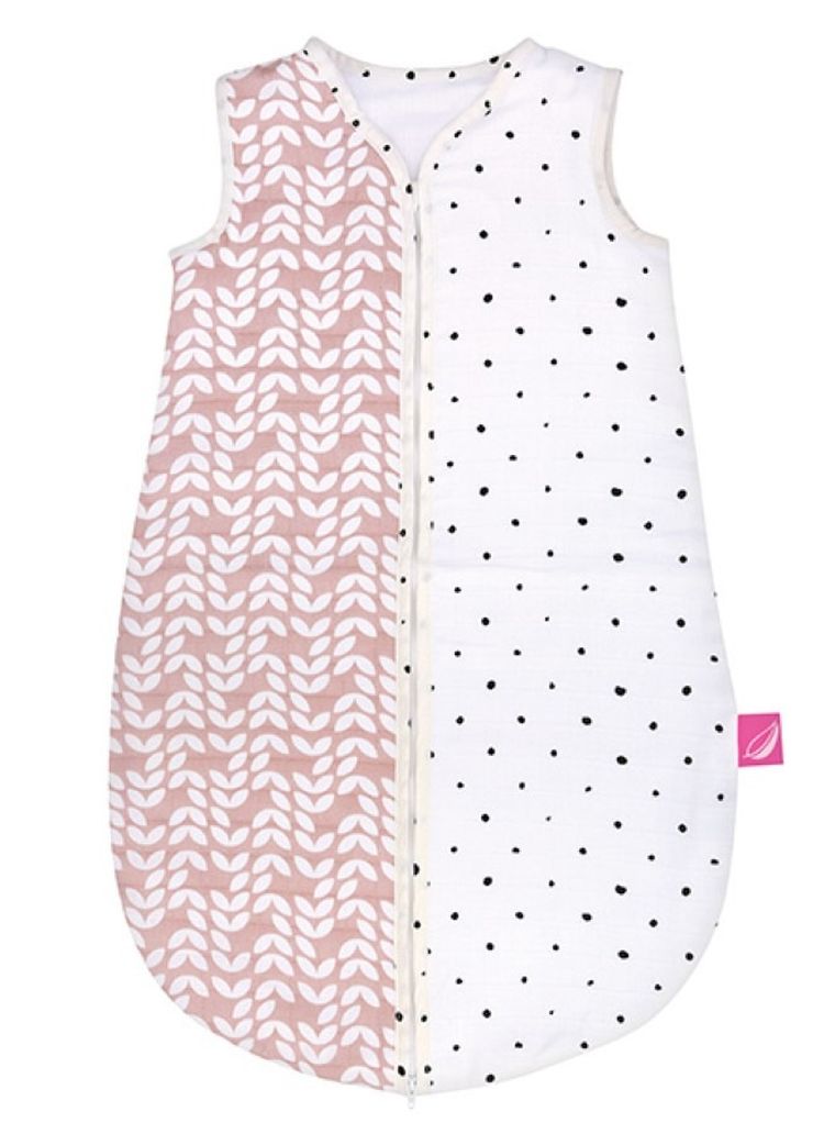 Motherhood, Sac de dormit din muselina 6-18 luni, Pink Classics