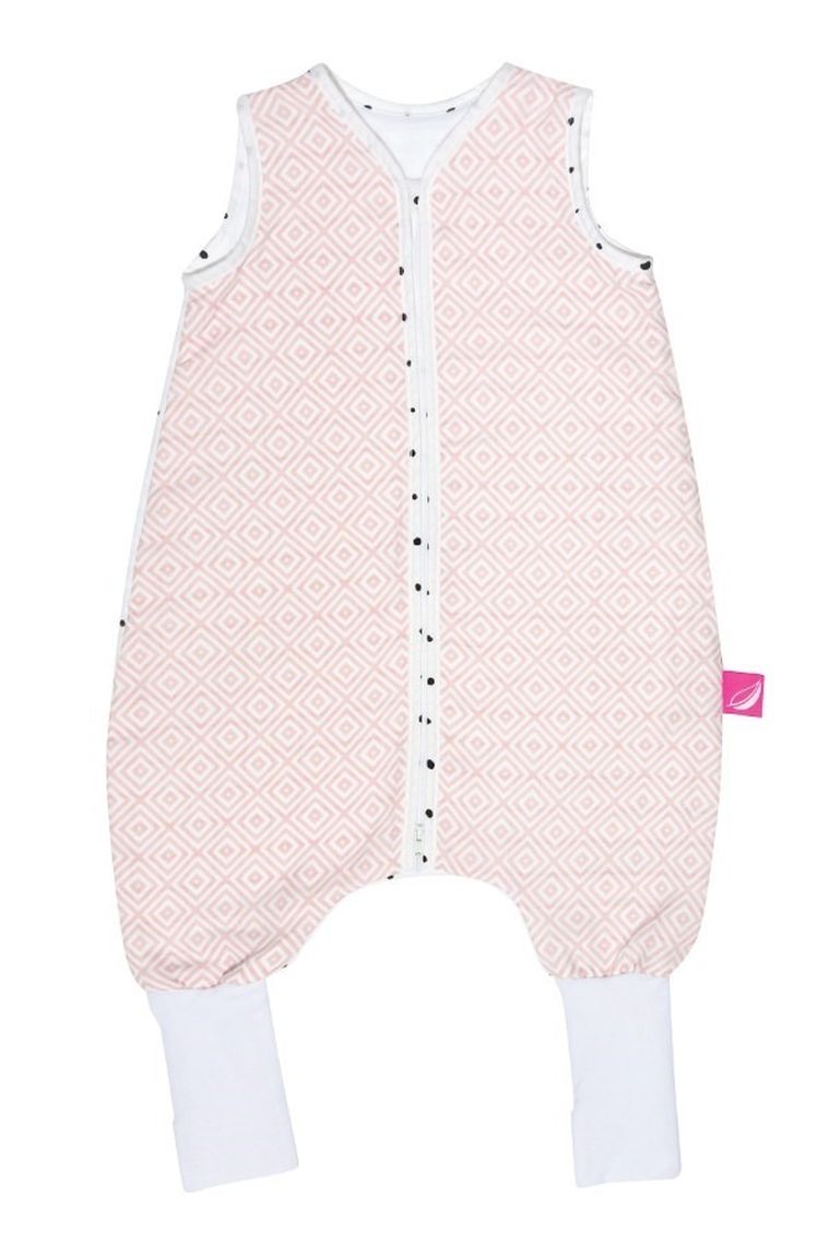 Motherhood, Sac de dormit din muselina, cu craci, 1,5-2,5 ani, Pink Squares