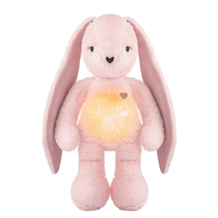 MyHummy (Szumisie), Iepuras 5 in 1 cu lampa, 30 cm, roz