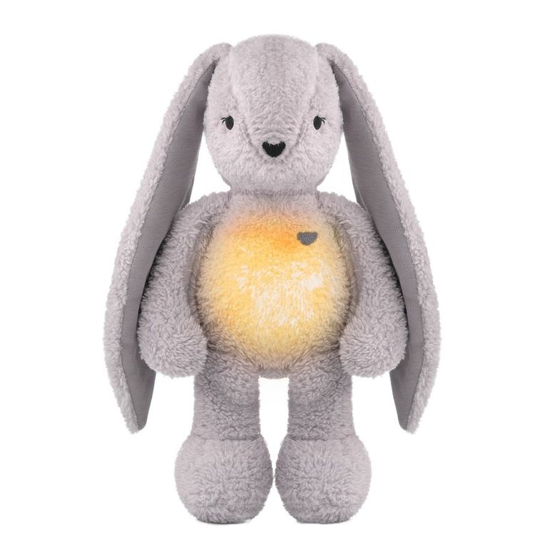 MyHummy (Szumisie), Iepuras 5 in 1 cu pernuta termica din grau, 30 cm, gri