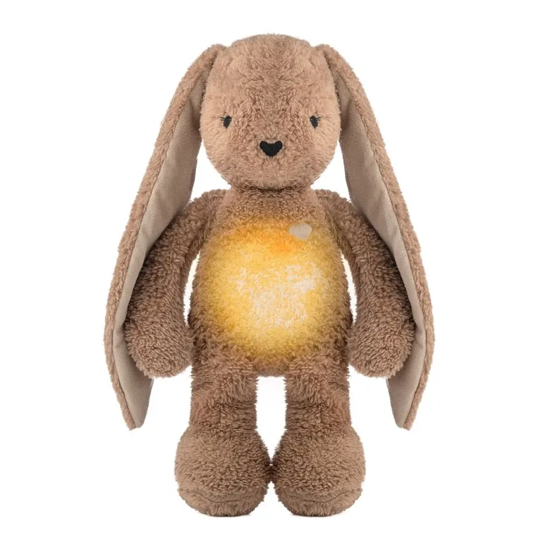 MyHummy (Szumisie), Iepuras 5 in 1 cu pernuta termica din grau, 30 cm, maro