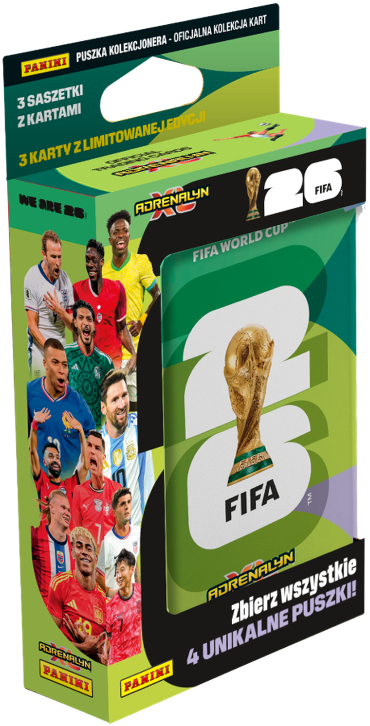 Panini, FIFA World Cup, Adrenalyn XL 2026, cutie mini cu carti de colectie, 1 buc.