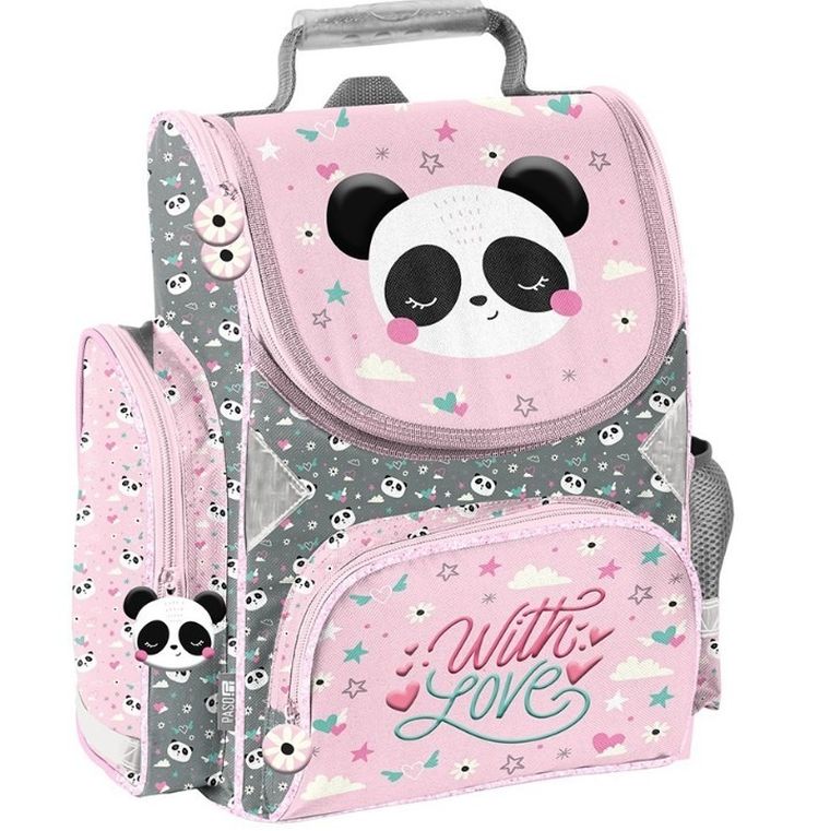 Paso, ghiozdan, Panda Pink