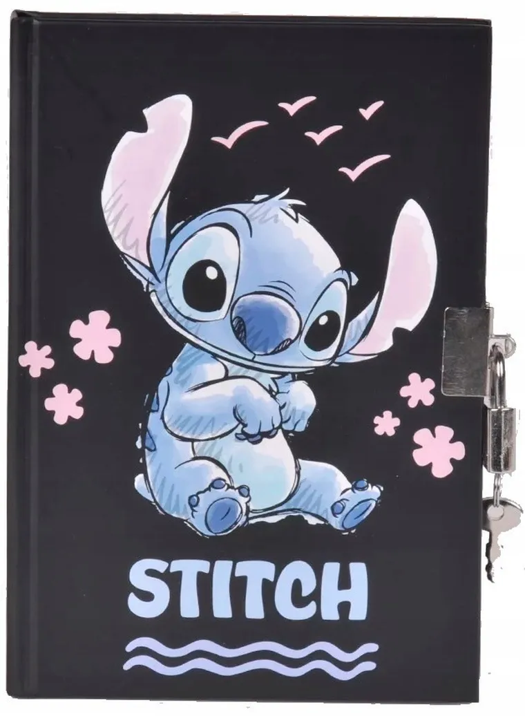 Paso, Lilo si Stitch, jurnal cu lacatel, 50 foi, Sky Blue
