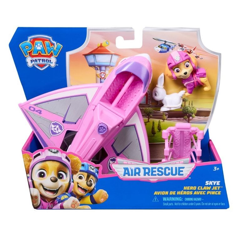 Paw Patrol, Air Rescue, Skye, avion cu figurina