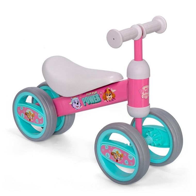 Paw Patrol, bicicleta fara pedale, cu 4 roti