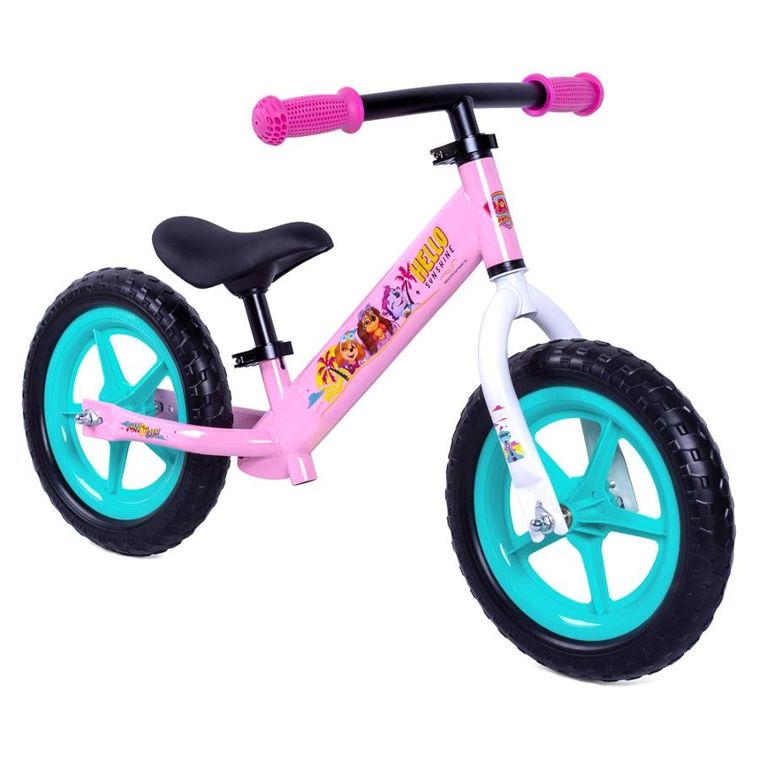 Paw Patrol, bicicleta fara pedale, din metal
