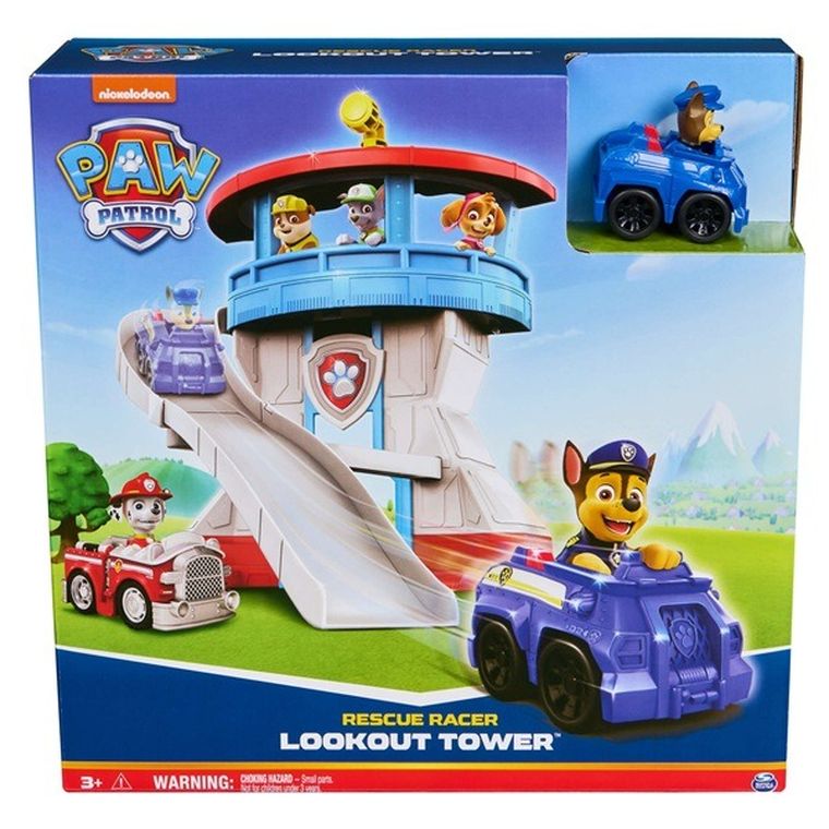 Paw Patrol, Lookout Tower, set de joaca cu masina