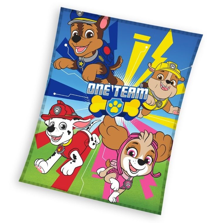 Paw Patrol, patura din fleece, 110-140 cm