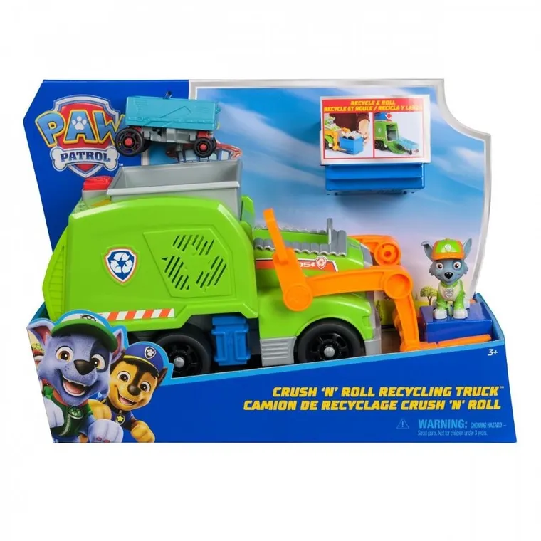 Paw Patrol, Rocky, masina cu figurina