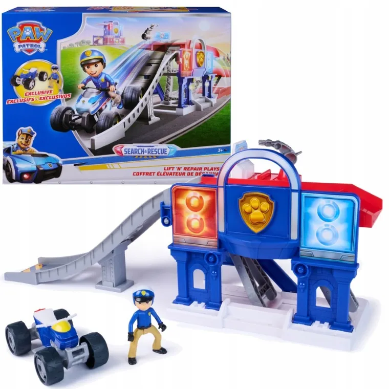 Paw Patrol, Search&Rescue, Lift 'N' Repair, set de joaca cu quad si figurina