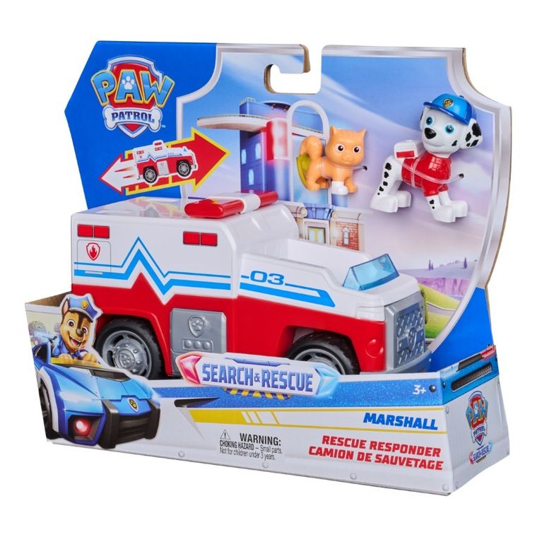 Paw Patrol, Search&Rescue, Marshall, vehicul cu figurina