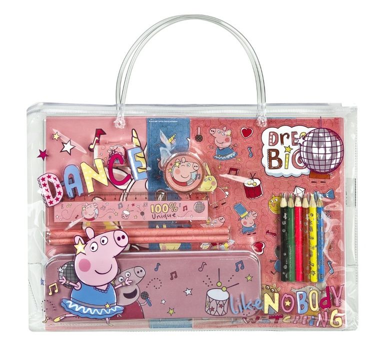 Peppa Pig, geanta de papetarie