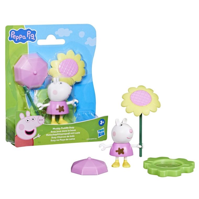 Peppa Pig, Muddle Puddle Suzy, figurina si akcesoria