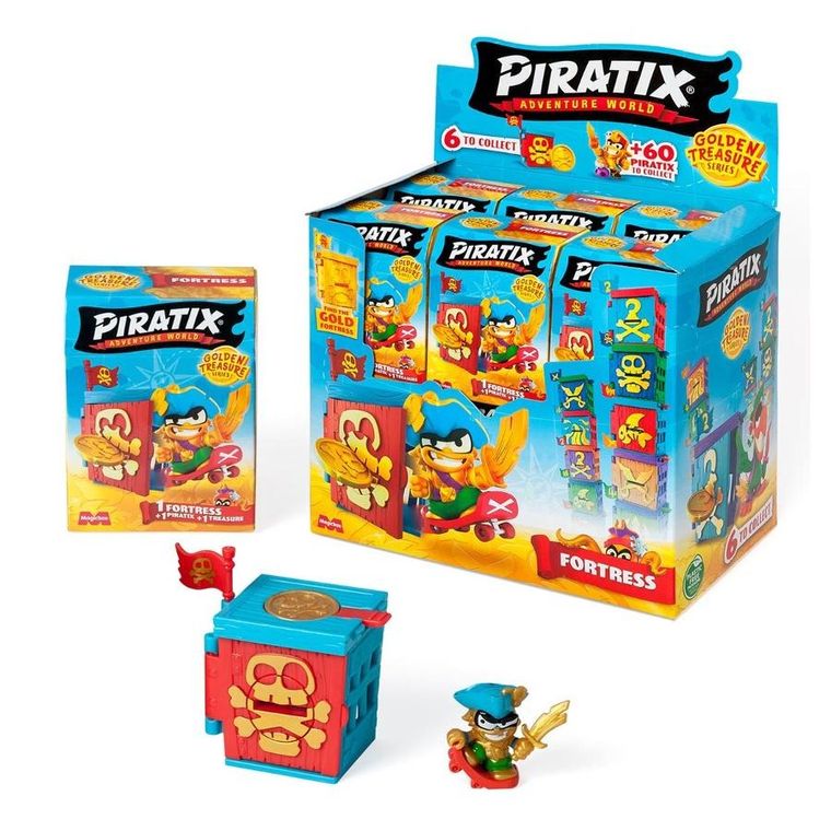 Piratix, Golden Treasure Fortress, figurina, 1 buc. - smyk.ro