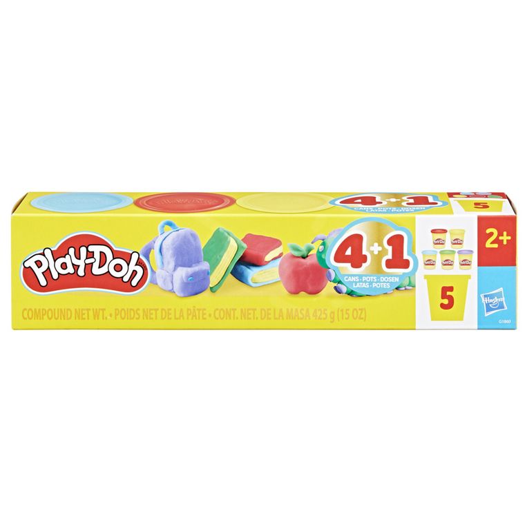 Play-Doh, Back To School, set creativ, 5 tuburi