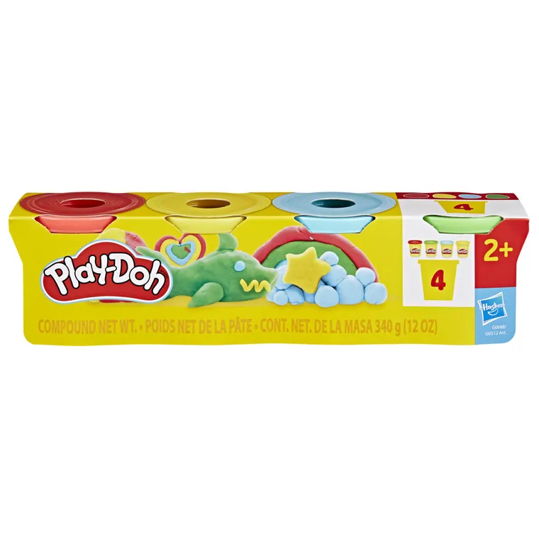 Play-Doh, Culori clasice, 4 tuburi, set creativ