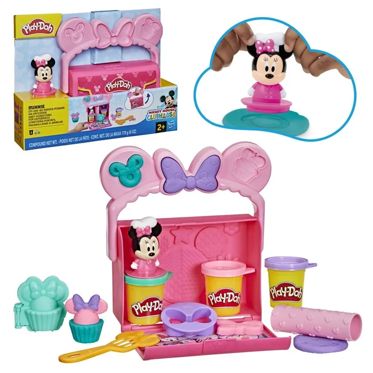 Play-Doh, Disney Jr, Minnie on-the-go Bakery, set creativ