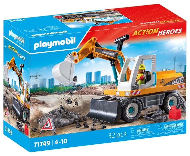 Playmobil, Action Heroes, Excavator mare, 71749
